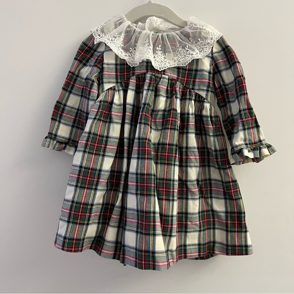 La Coqueta Plaid Christmas Dress